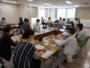 写真:支え合い会議の様子