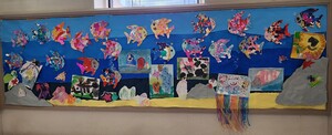 写真：5歳児クラスの作品