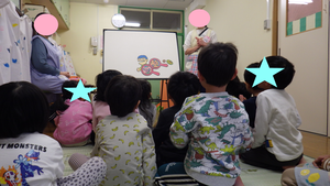 4歳児クラス保健指導の様子