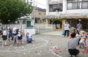 玉入れの様子