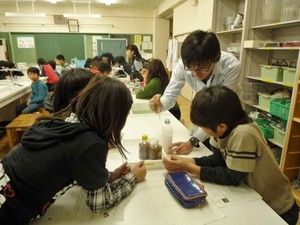 写真1:浄化実験の様子