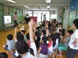 写真1:クイズの様子
