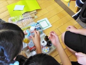 写真1:ごみ分別ゲーム