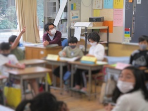 桜川小 授業の様子
