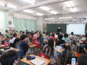 紅梅小 道徳の授業