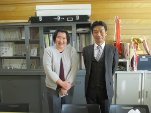 高二中 学校訪問