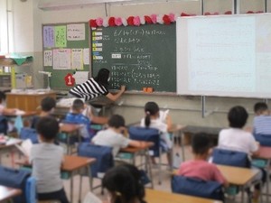 中台小 学校訪問