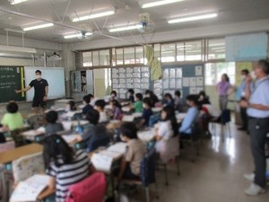 中台小 学校訪問「授業観察」
