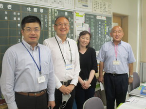 上四小 学校訪問