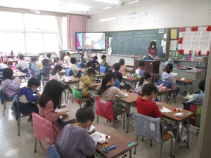 北野小 1年生の授業