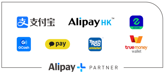 QRコードAlipay＋（支付宝）の画像。