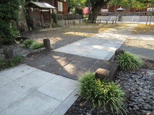 中用水遺構石橋